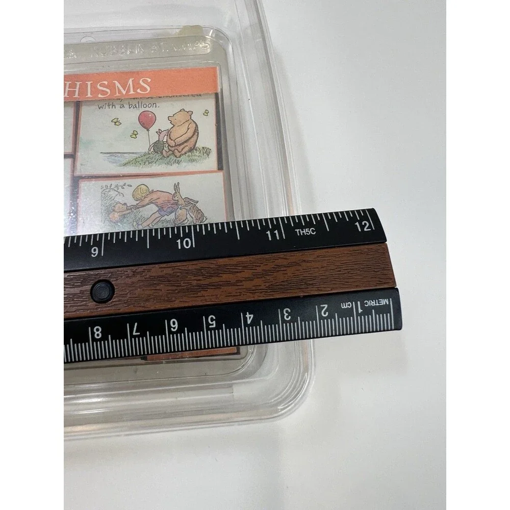Vintage Wood Mounted Rubber Stamp Destash Lot Winnie The Pooh Poohisms Hero Arts